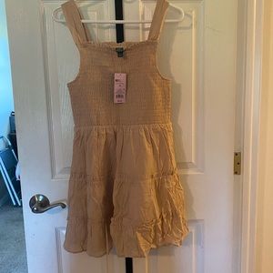 Beige women’s cotton mini dress size Medium (Target, Wild Fable)